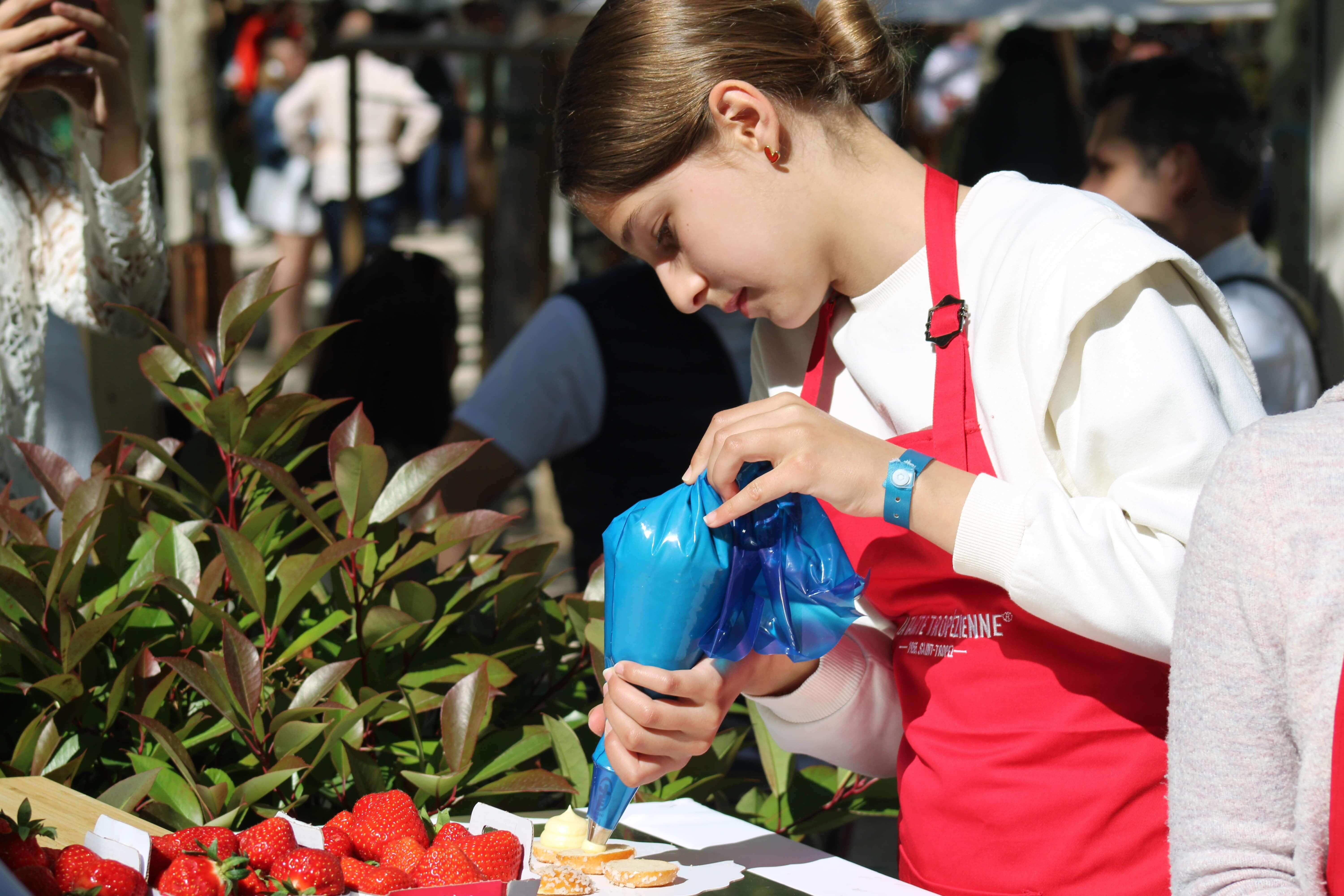 Les Chefs à Saint-Tropez Atelier Baby Trop' Fraise - La Tarte Tropézienne